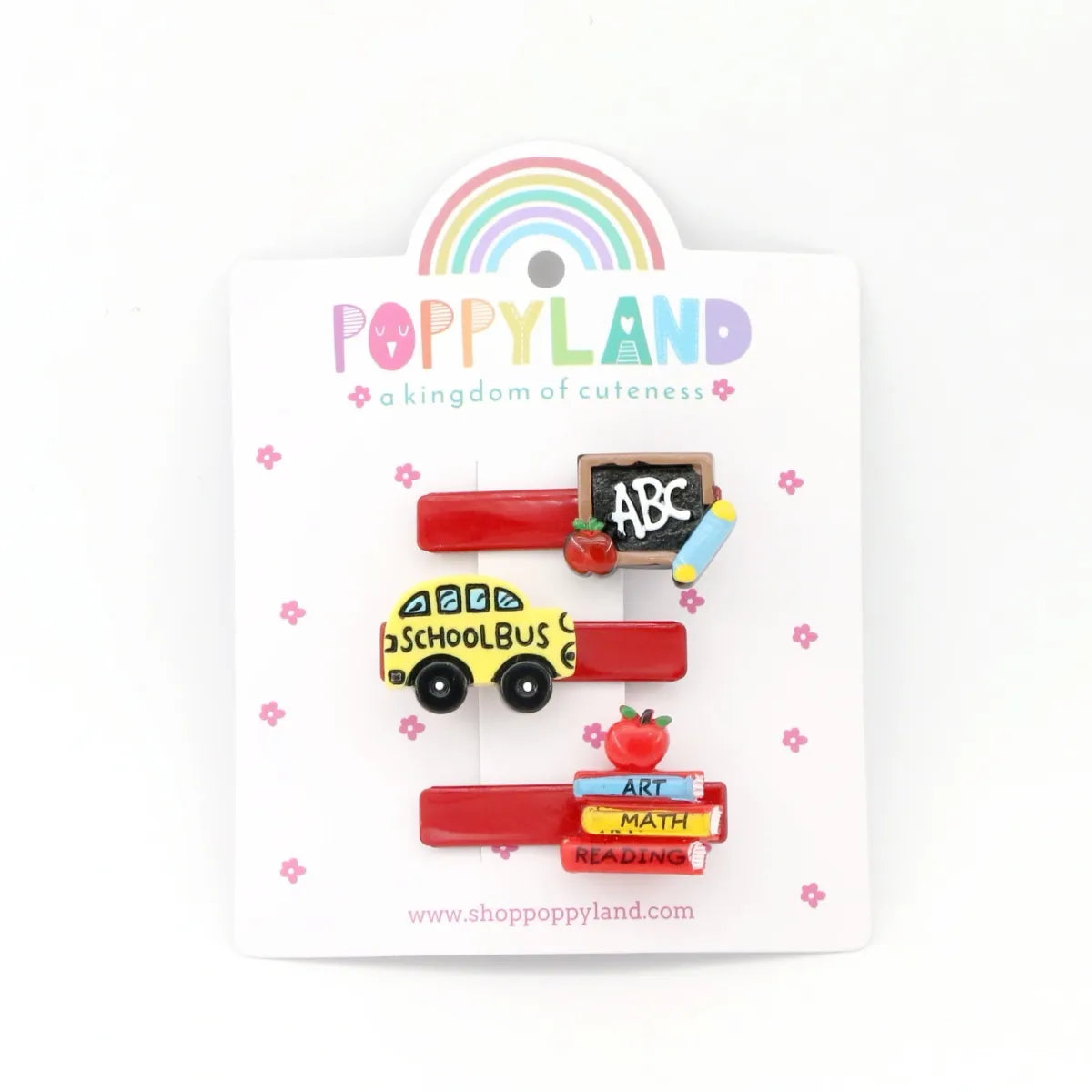Off To School Hair Clips