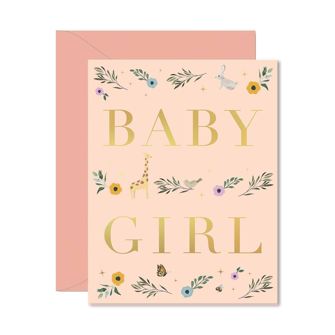 Baby Girl Storybook Greeting Card