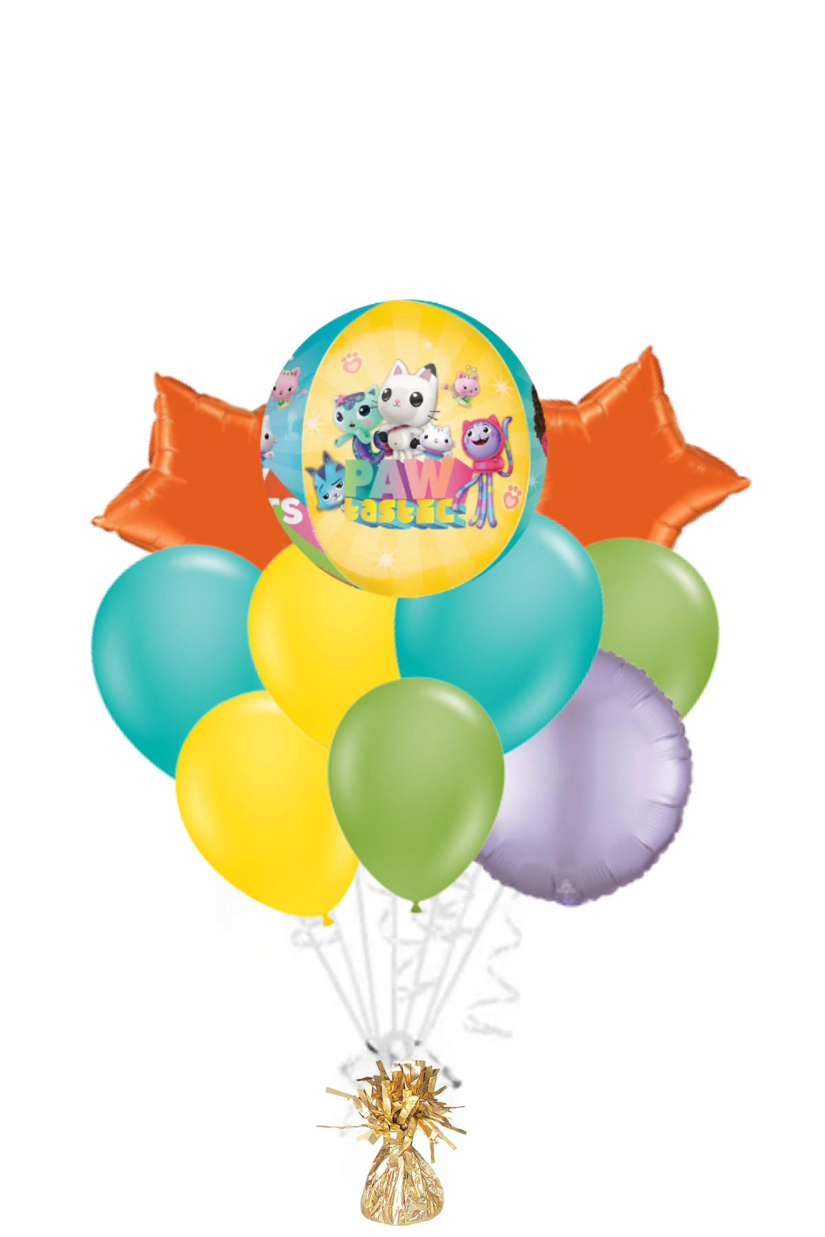 Gabby's Dollhouse Orbz Balloon Bouquet