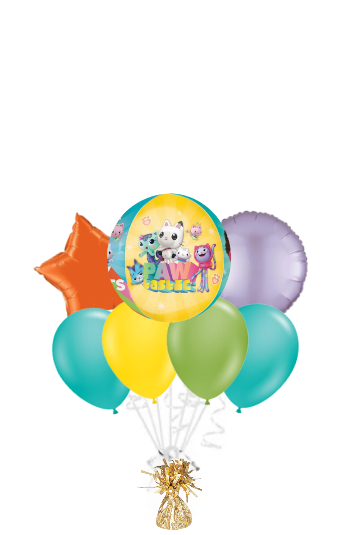 Gabby's Dollhouse Orbz Balloon Bouquet