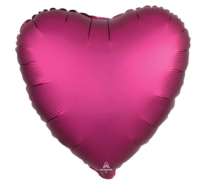 Satin Luxe Pomegranate Pink Foil Balloon