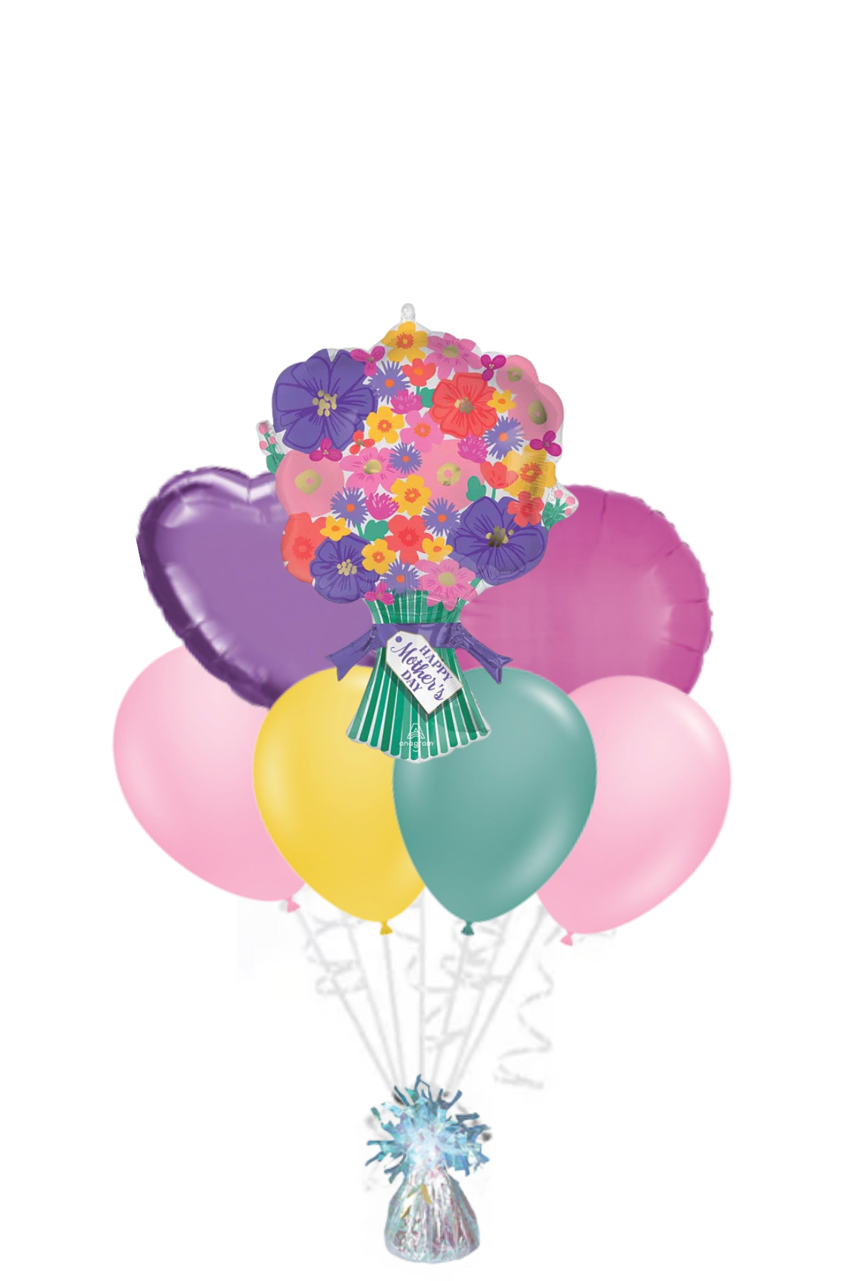 Sweet Floral Bouquet - Large Happy Mother's Day Balloon Bouquet