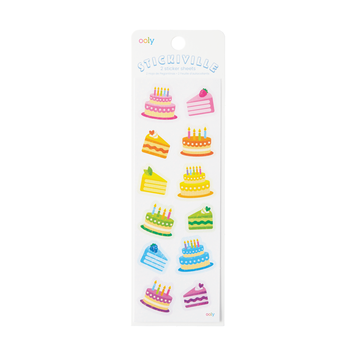 Stickiville Birthday Cakes Stickers