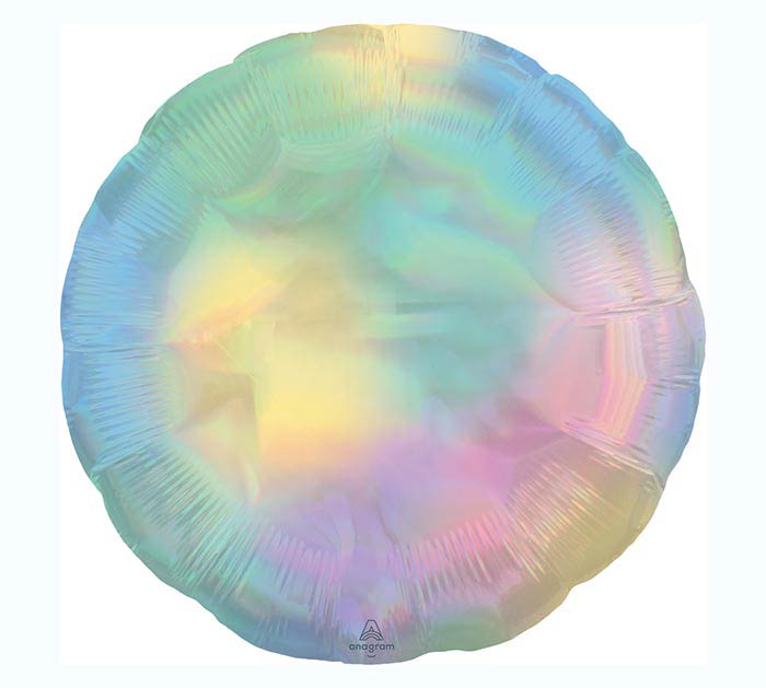 Iridescent Pastel Rainbow Holographic Foil Balloon