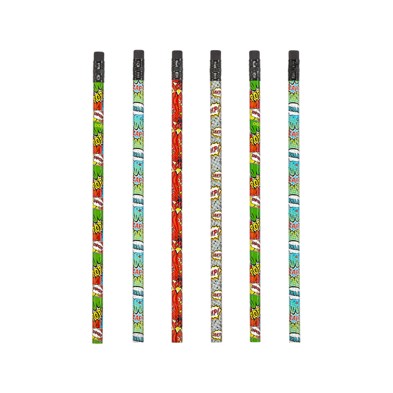 Comic Attack Graphite Pencils