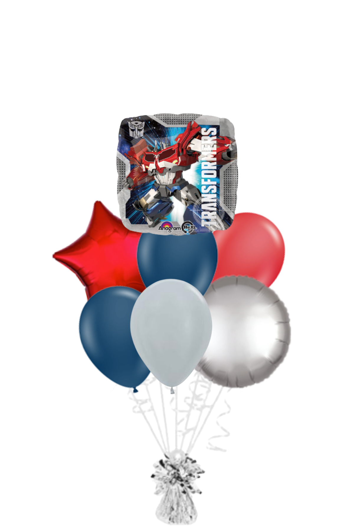 Transformers Square Balloon Bouquet
