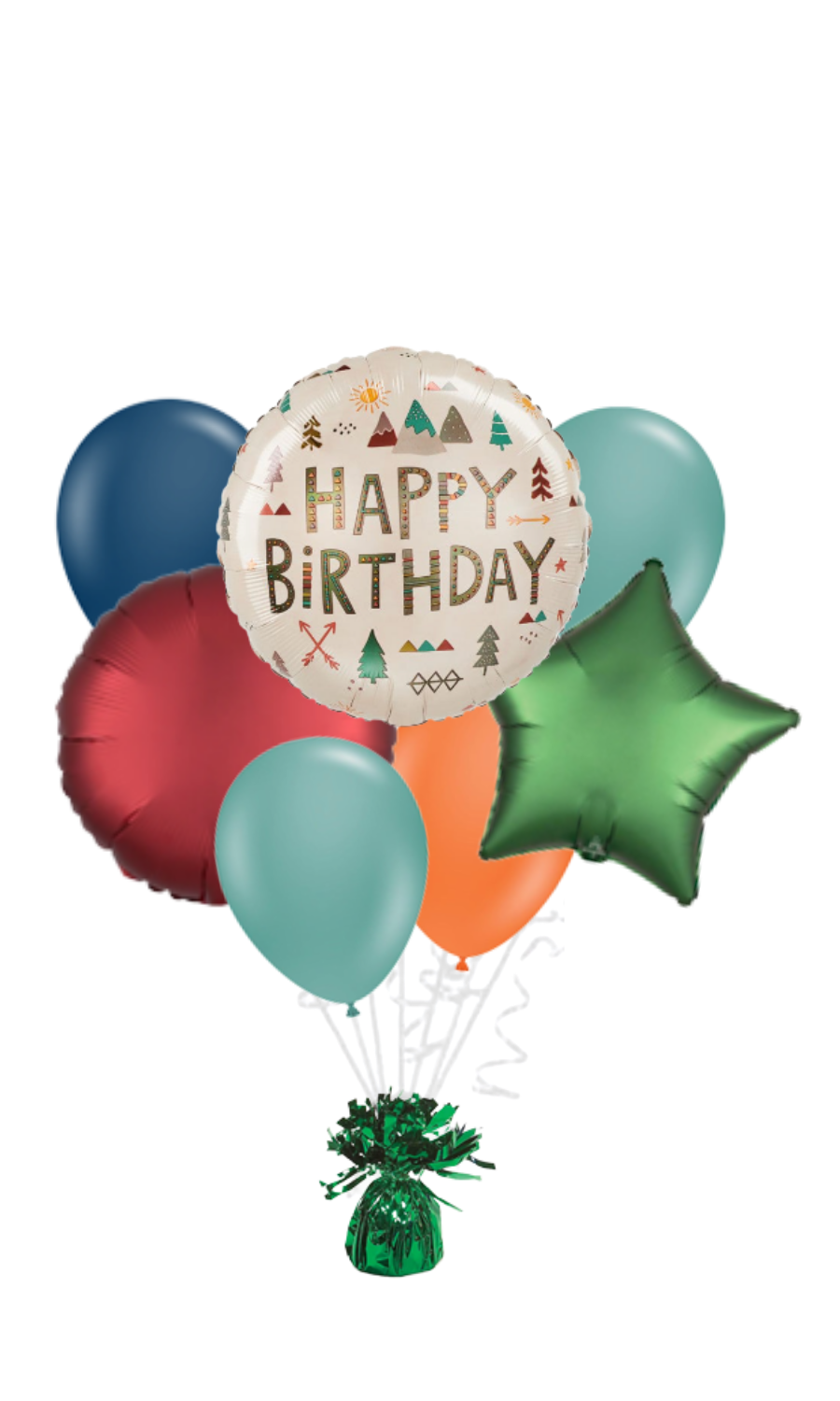 Wilderness Happy Birthday Balloon Bouquet