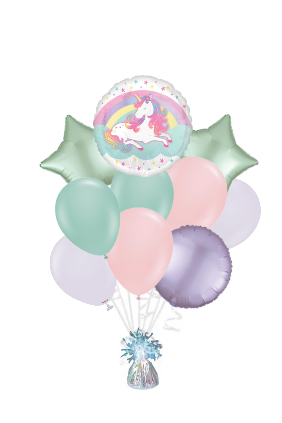 Enchanted Unicorn Orbz Balloon Bouquet