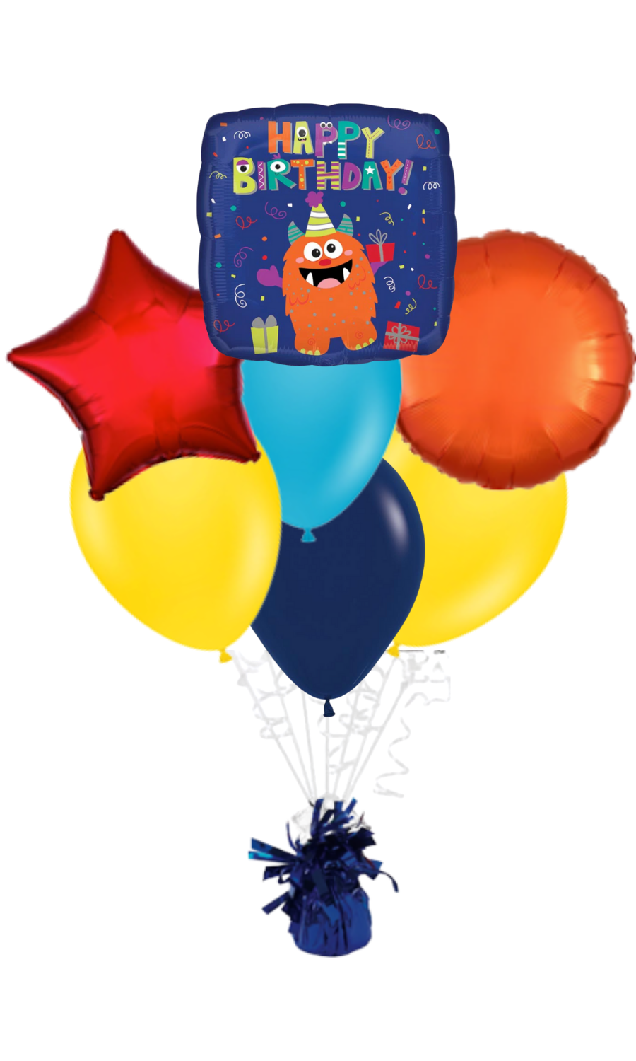 Birthday Monster Happy Birthday Balloon Bouquet