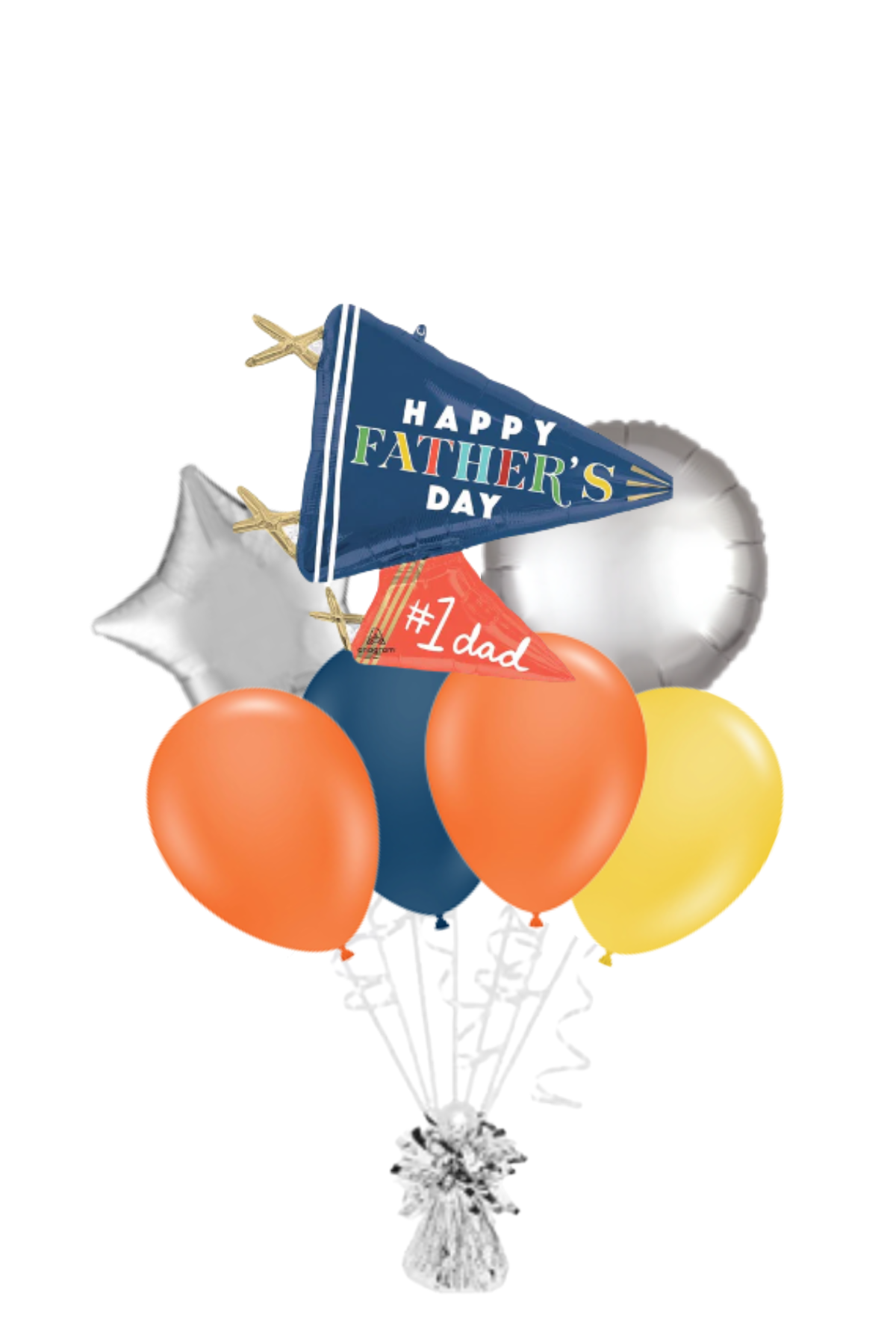 Varsity Dad Pennants Father's Day Balloon Bouquet