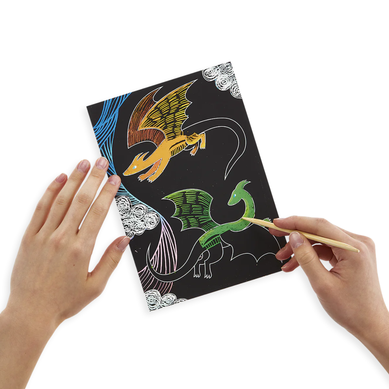 Fantastic Dragon Scratch and Scribble Scratch Art Kit