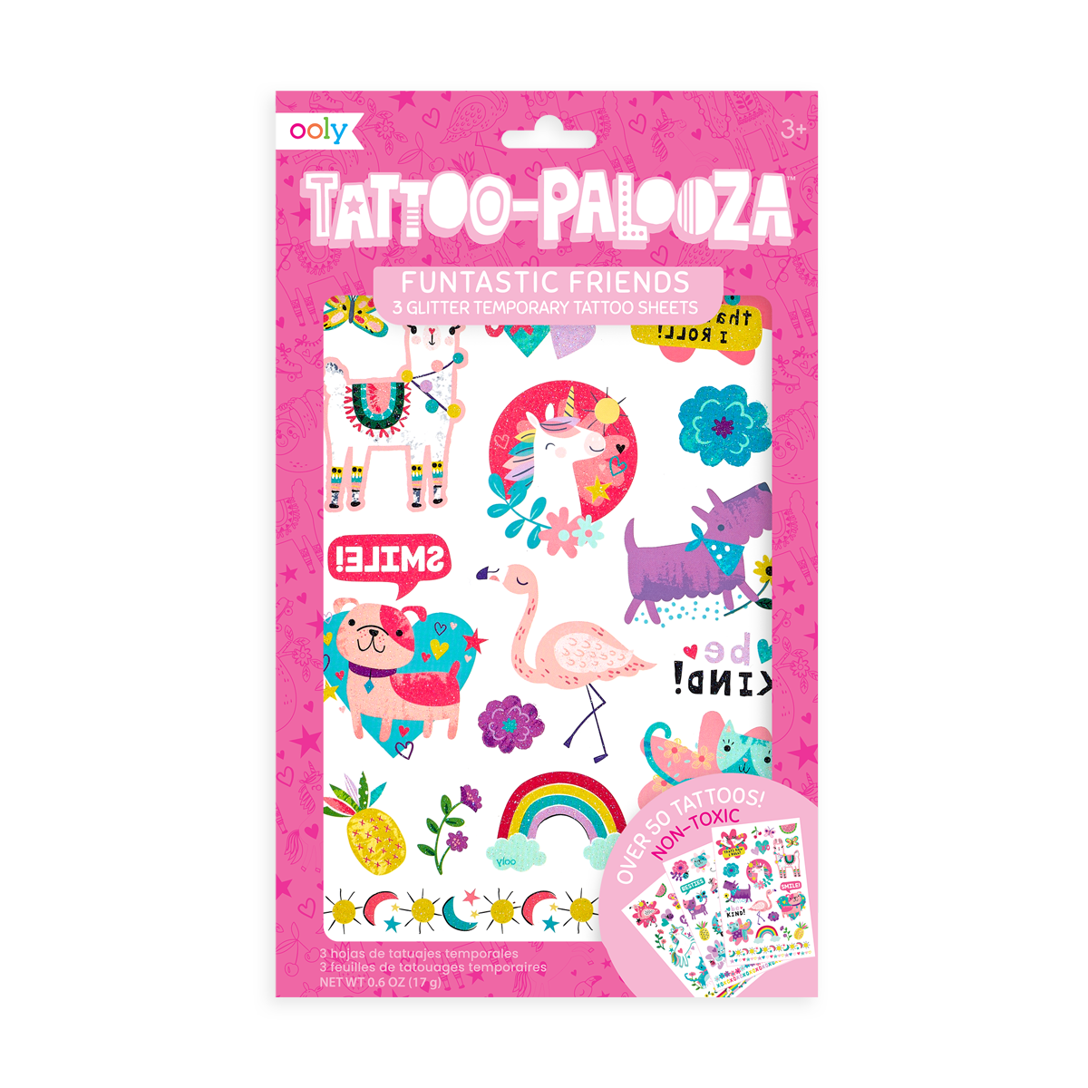 Tattoo-Palooza Temporary Tattoos - Funtastic Friends
