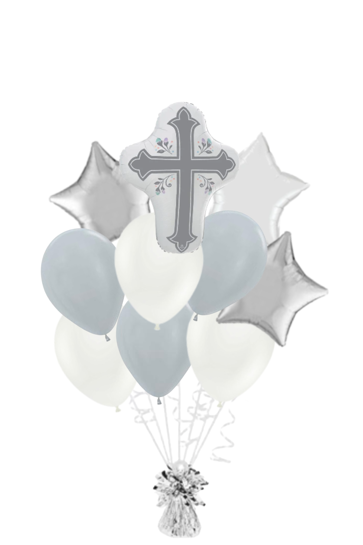 Holy Day Cross Balloon Bouquet