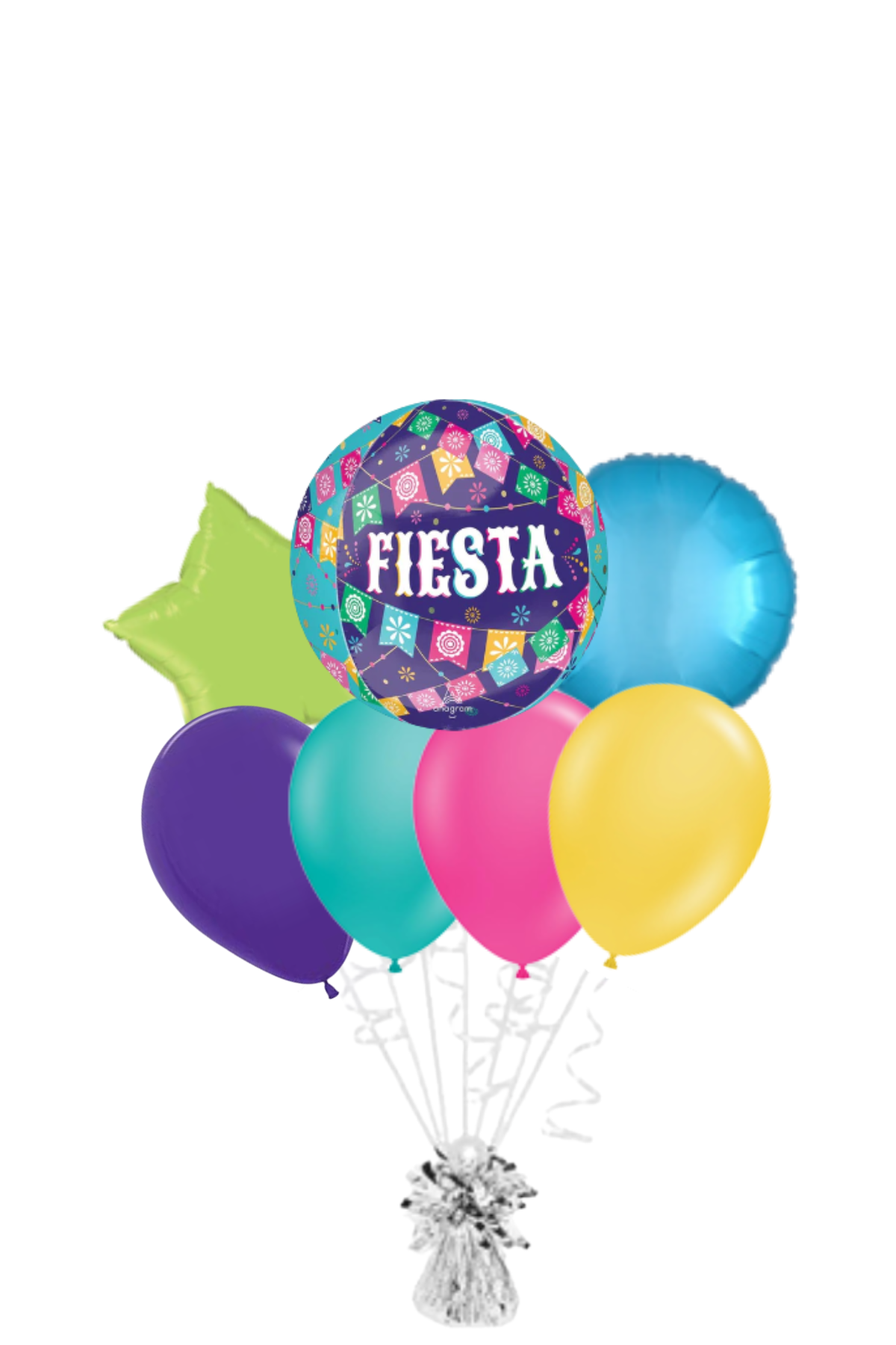 Fiesta Orbz Balloon Bouquet