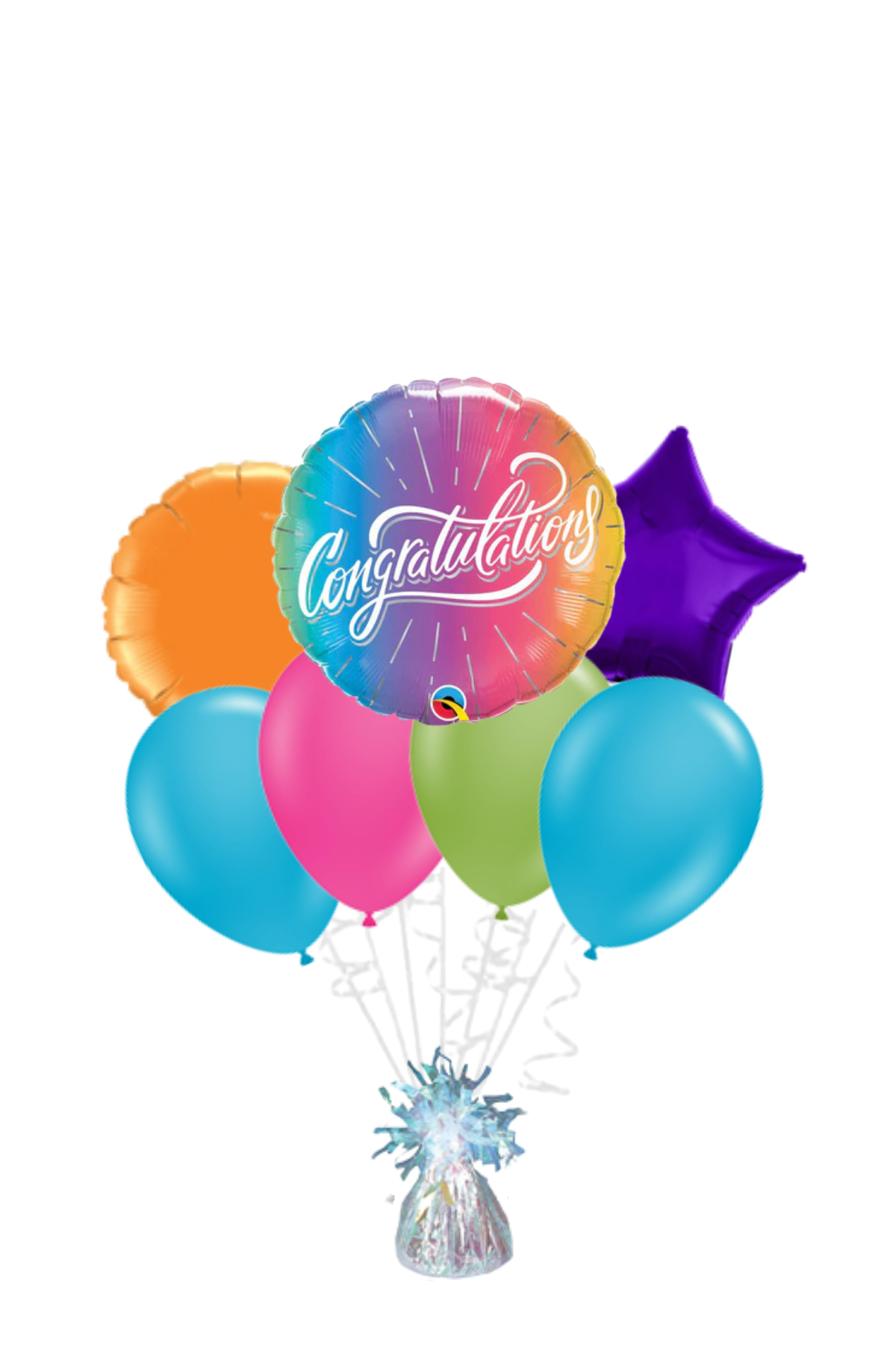 Ombre Congratulations Balloon Bouquet