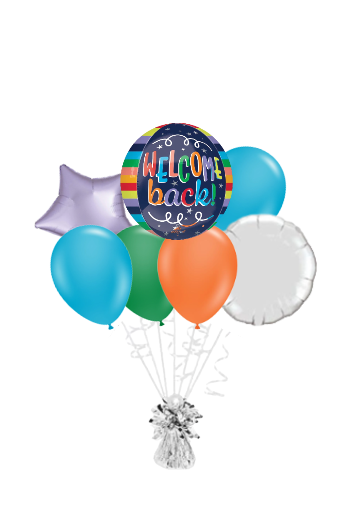 Welcome Back Orbz Balloon Bouquet