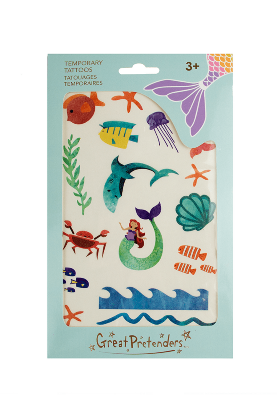 Mermaid Temporary Tattoo Pack