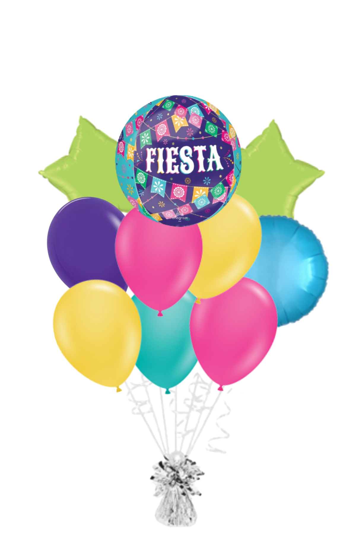 Fiesta Orbz Balloon Bouquet