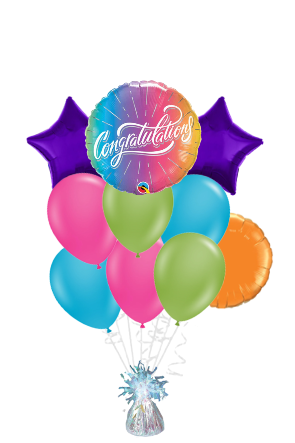 Ombre Congratulations Balloon Bouquet