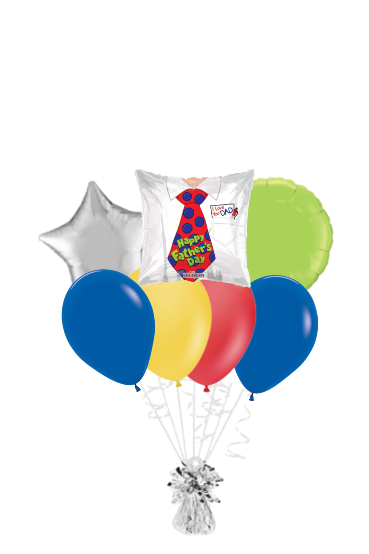 Dad Shirt And Tie Father's Day Balloon Bouquet