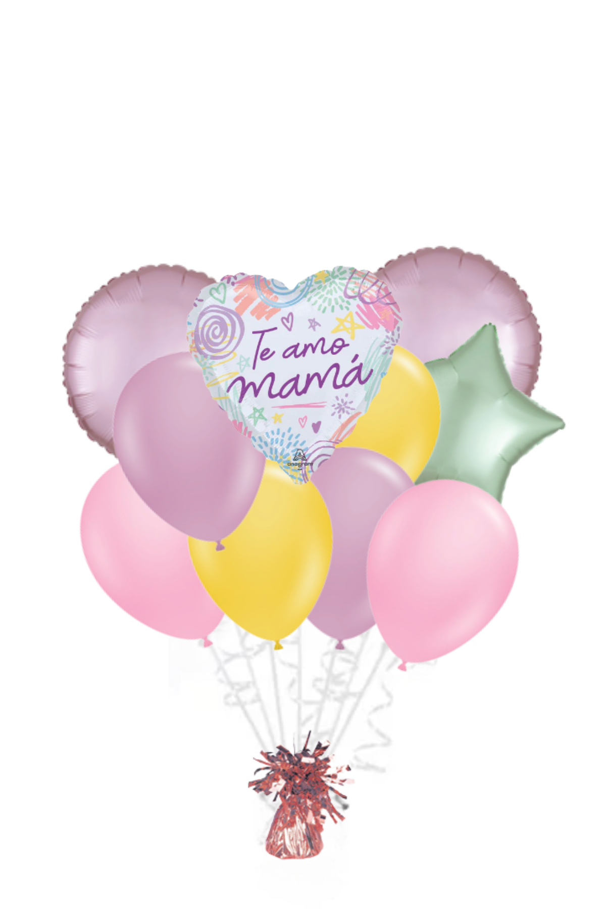 Te Amo Mama Happy Mother's Day Balloon Bouquet