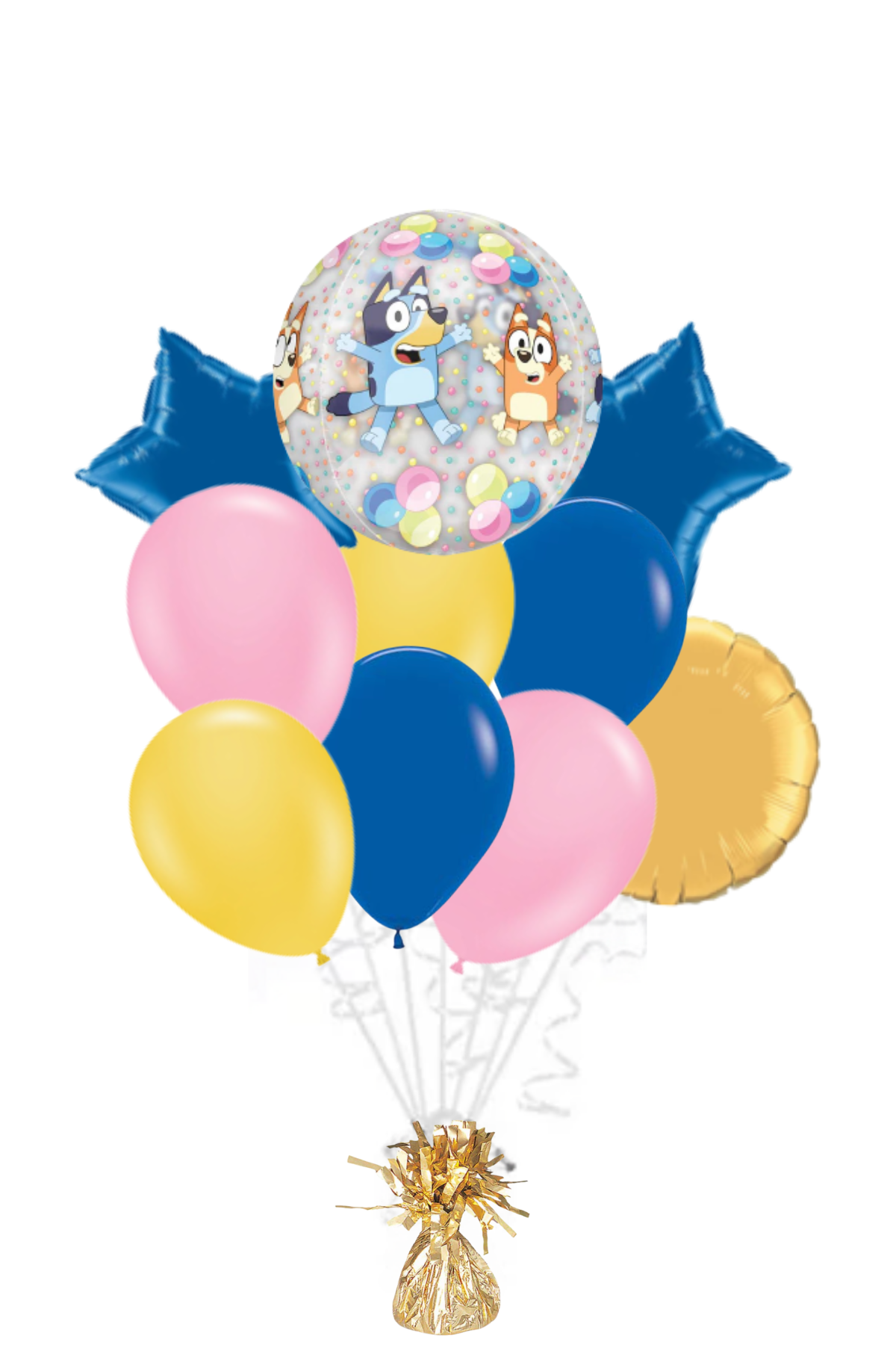 Bluey Orbz Balloon Bouquet