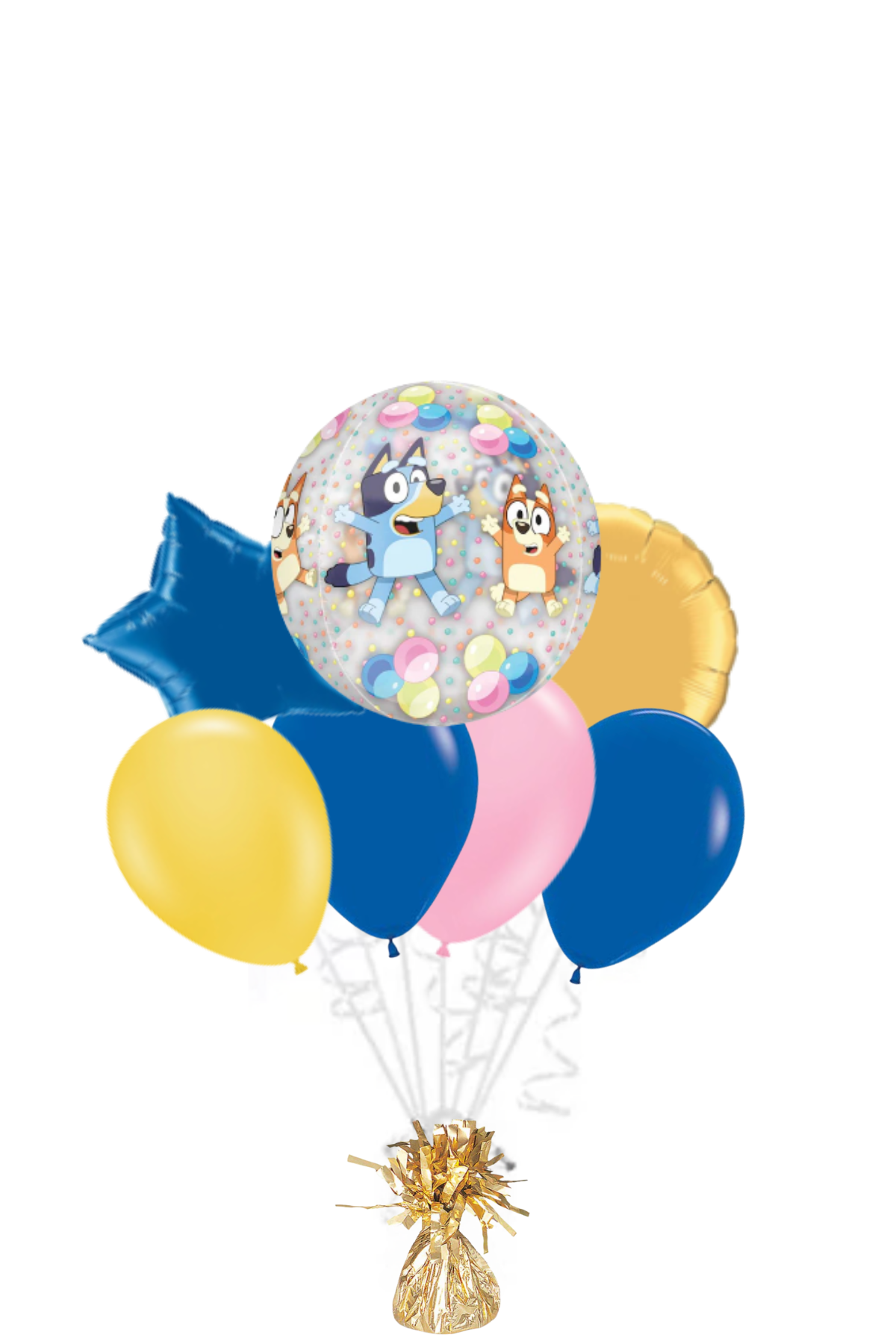 Bluey Orbz Balloon Bouquet
