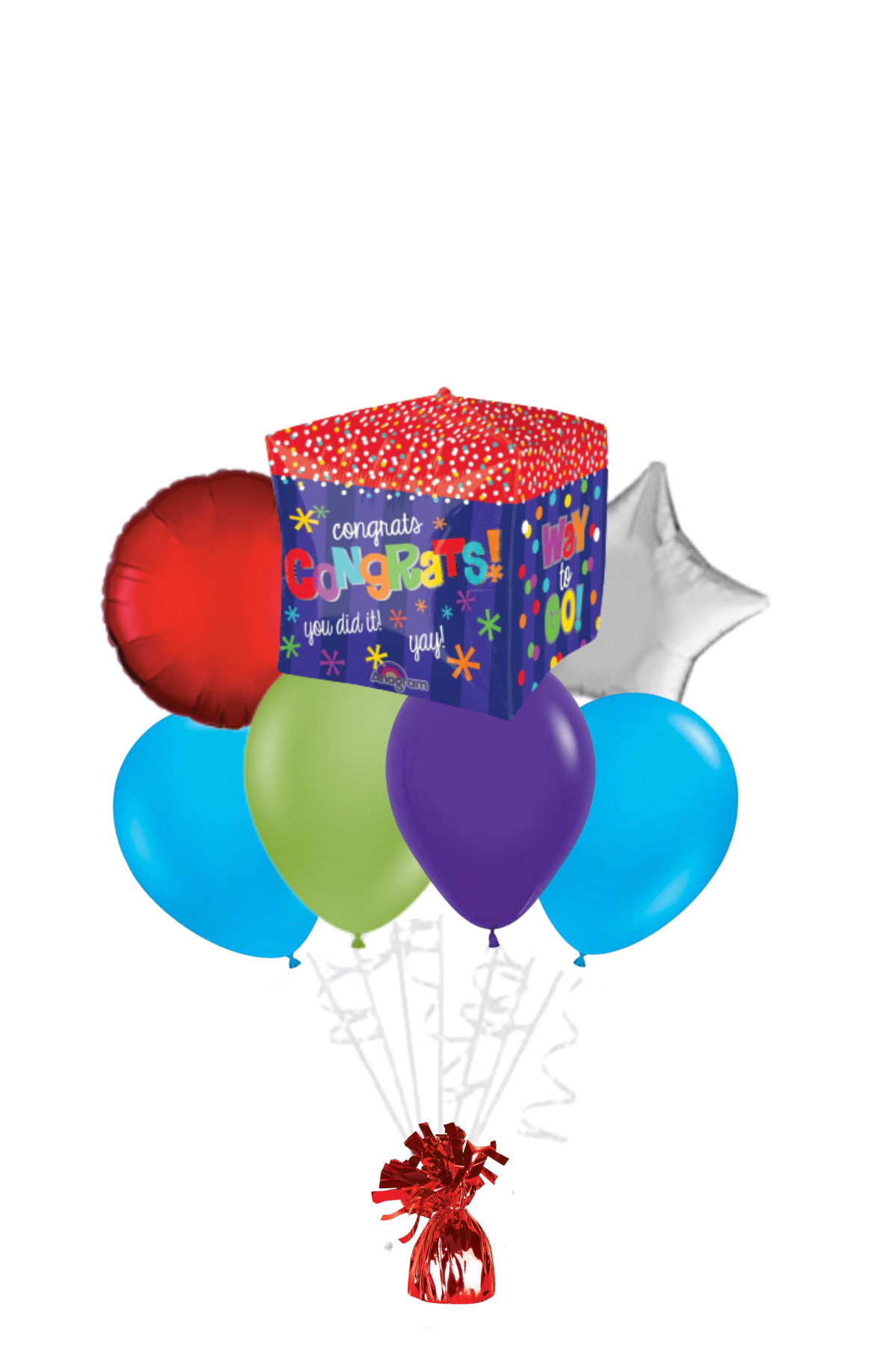 Way To Go Cubez Congratulations Balloon Bouquet