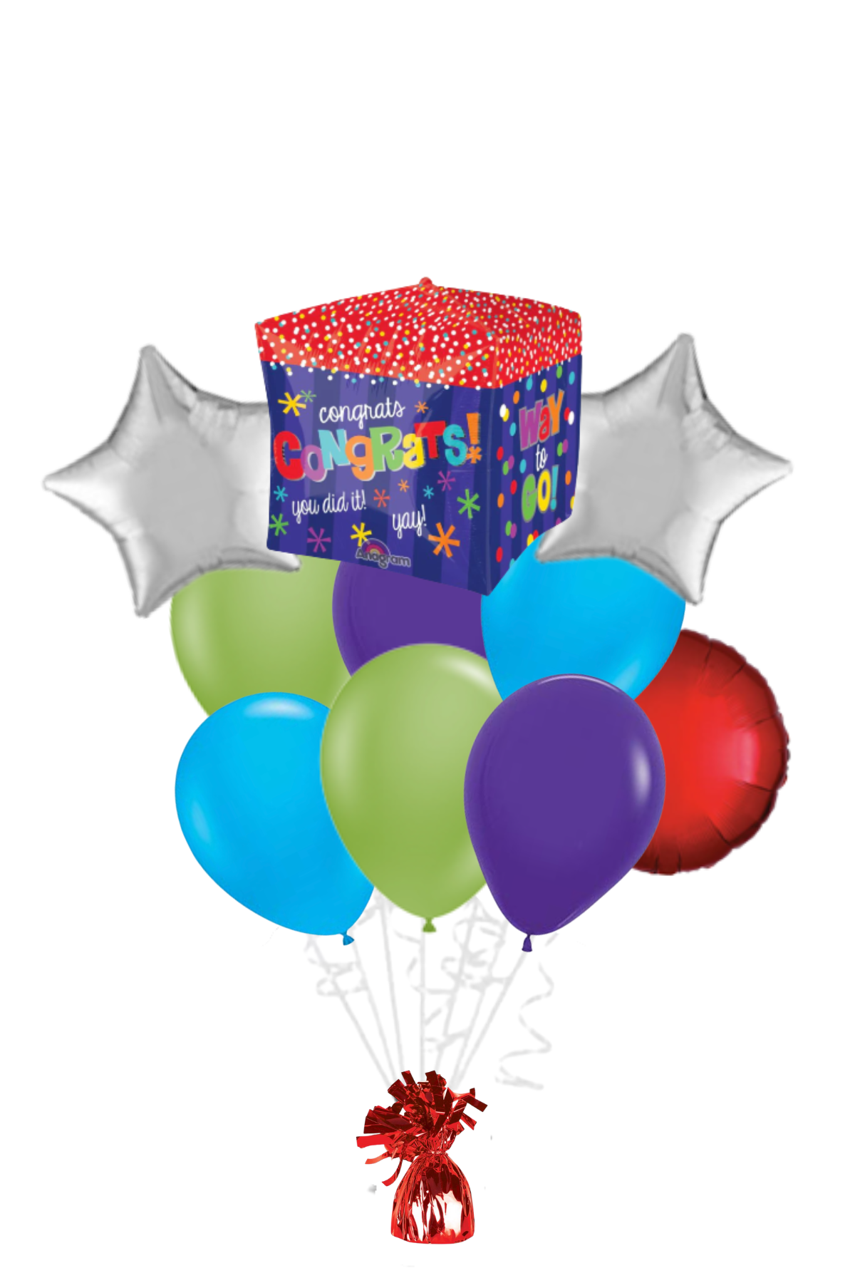 Way To Go Cubez Congratulations Balloon Bouquet