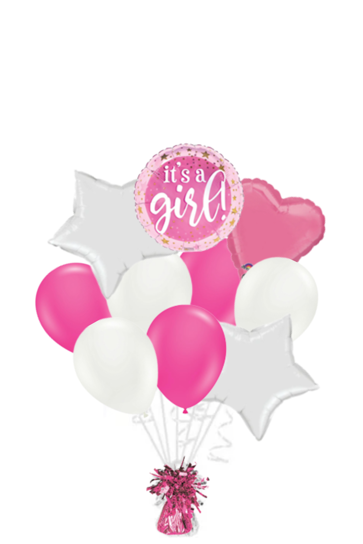 It's a Girl! Stars Balloon Bouquet
