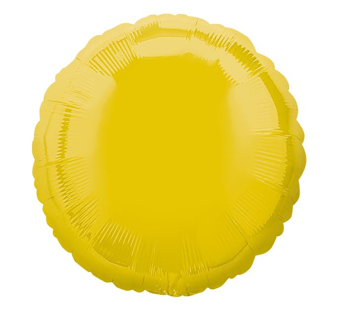 Yellow Standard Foil Balloon