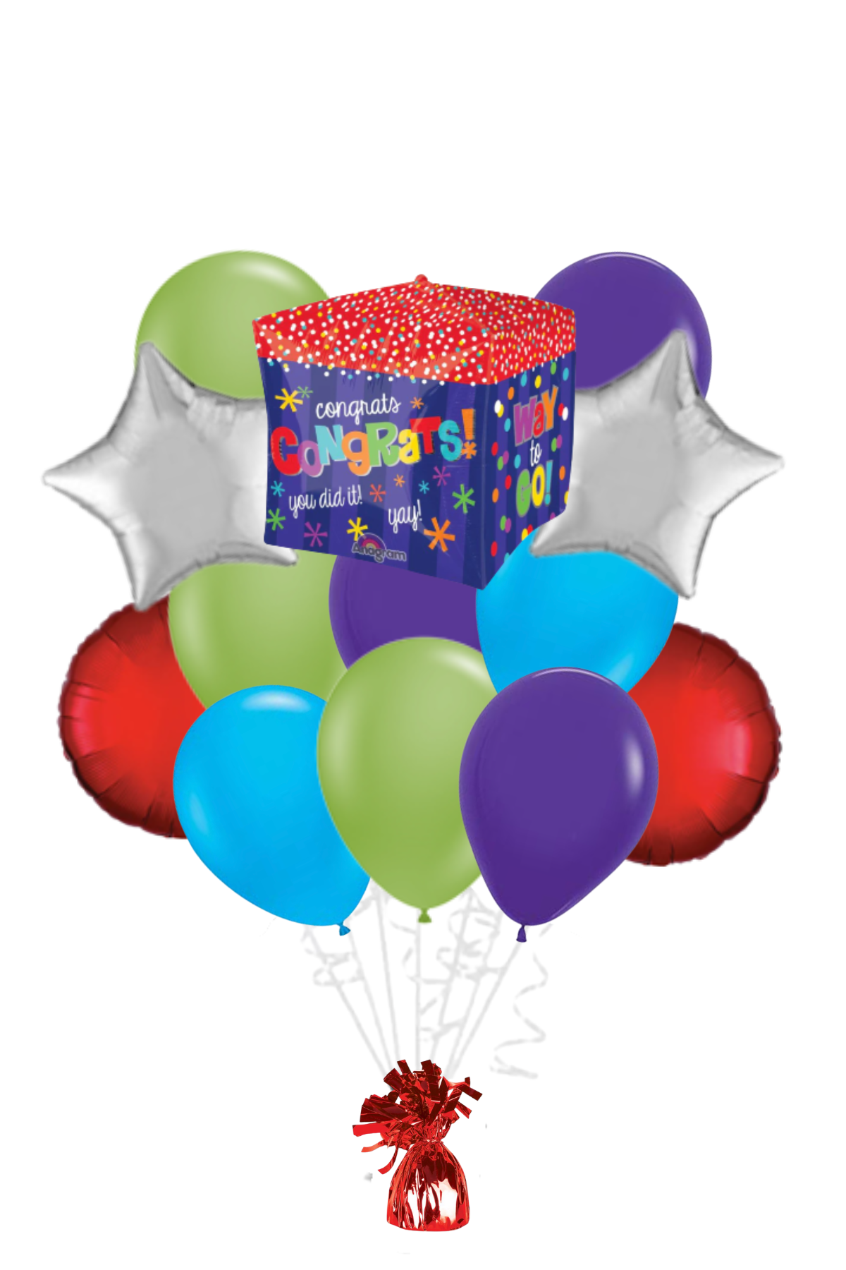 Way To Go Cubez Congratulations Balloon Bouquet