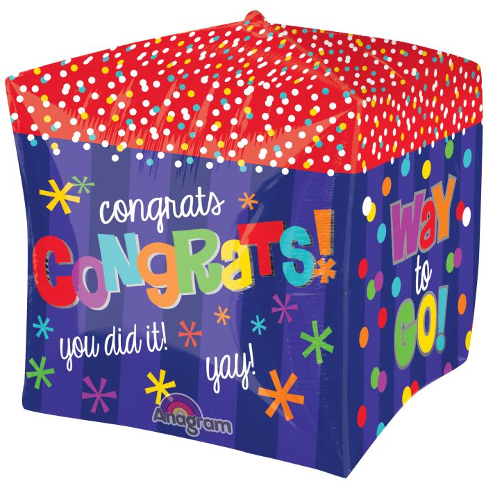 Way To Go Congrats Cubez Balloon
