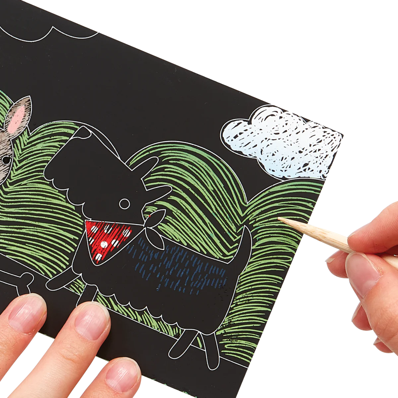 Playful Pups Scratch and Scribble Mini Scratch Art Kit