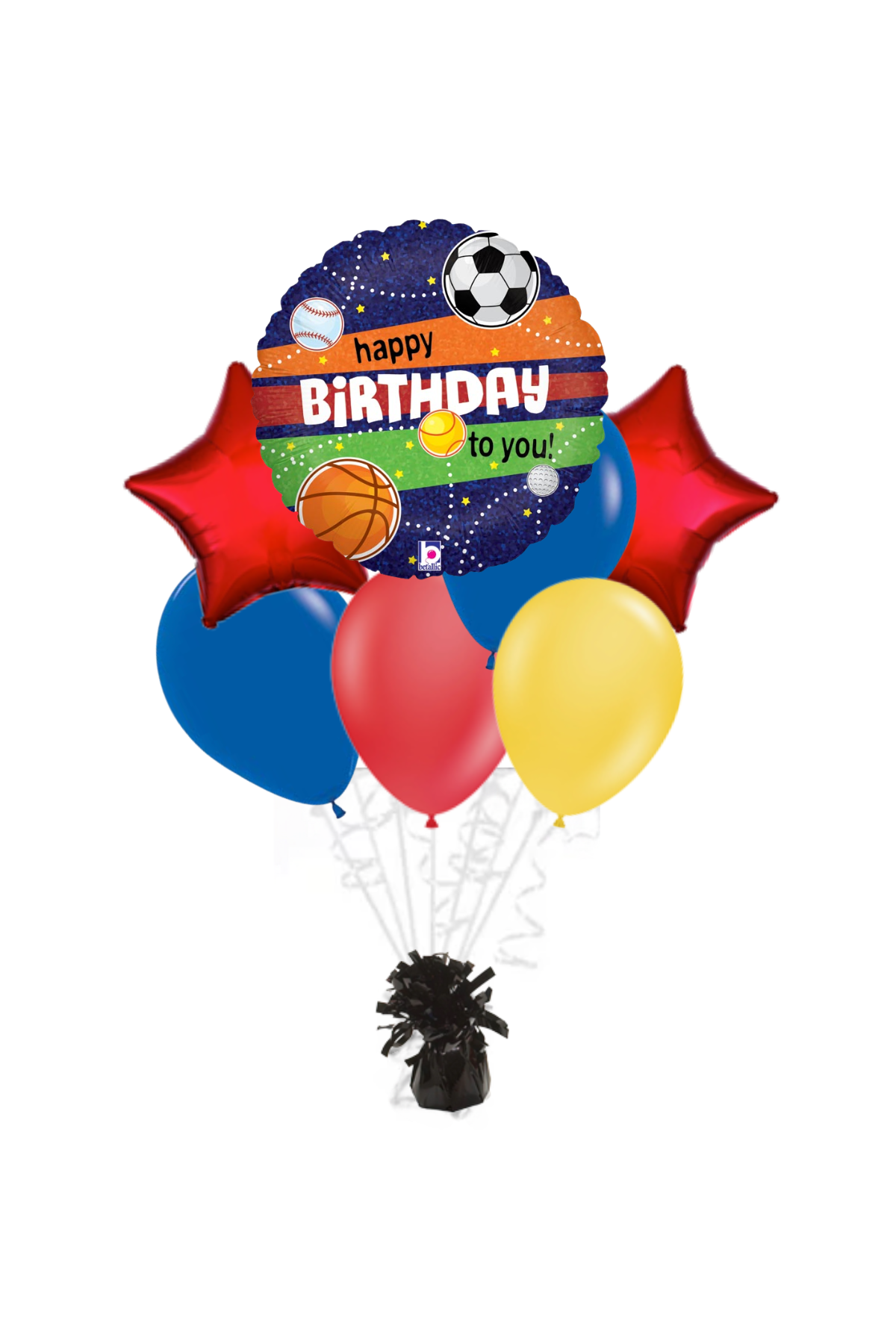 Sports Happy Birthday Balloon Bouquet