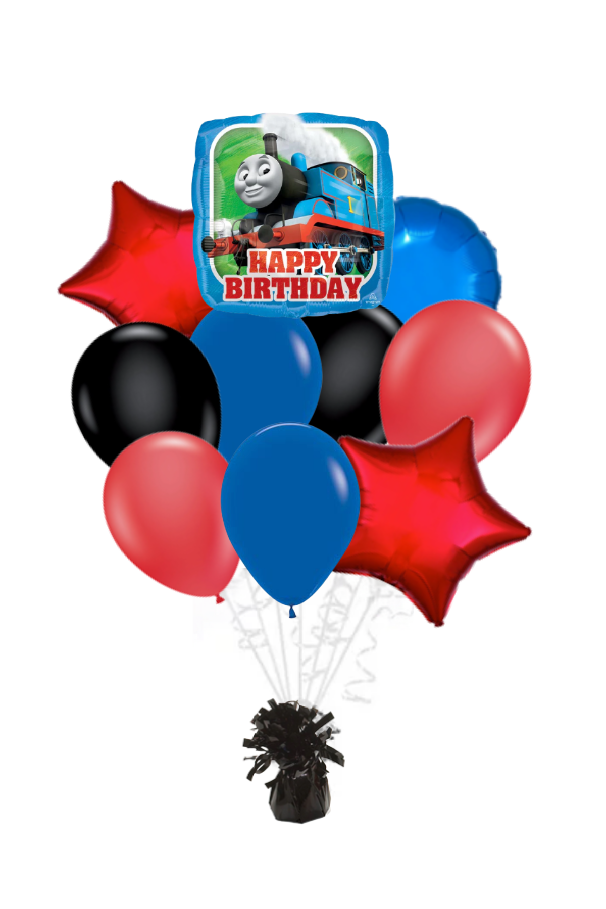 Thomas the Train Happy Birthday Balloon Bouquet