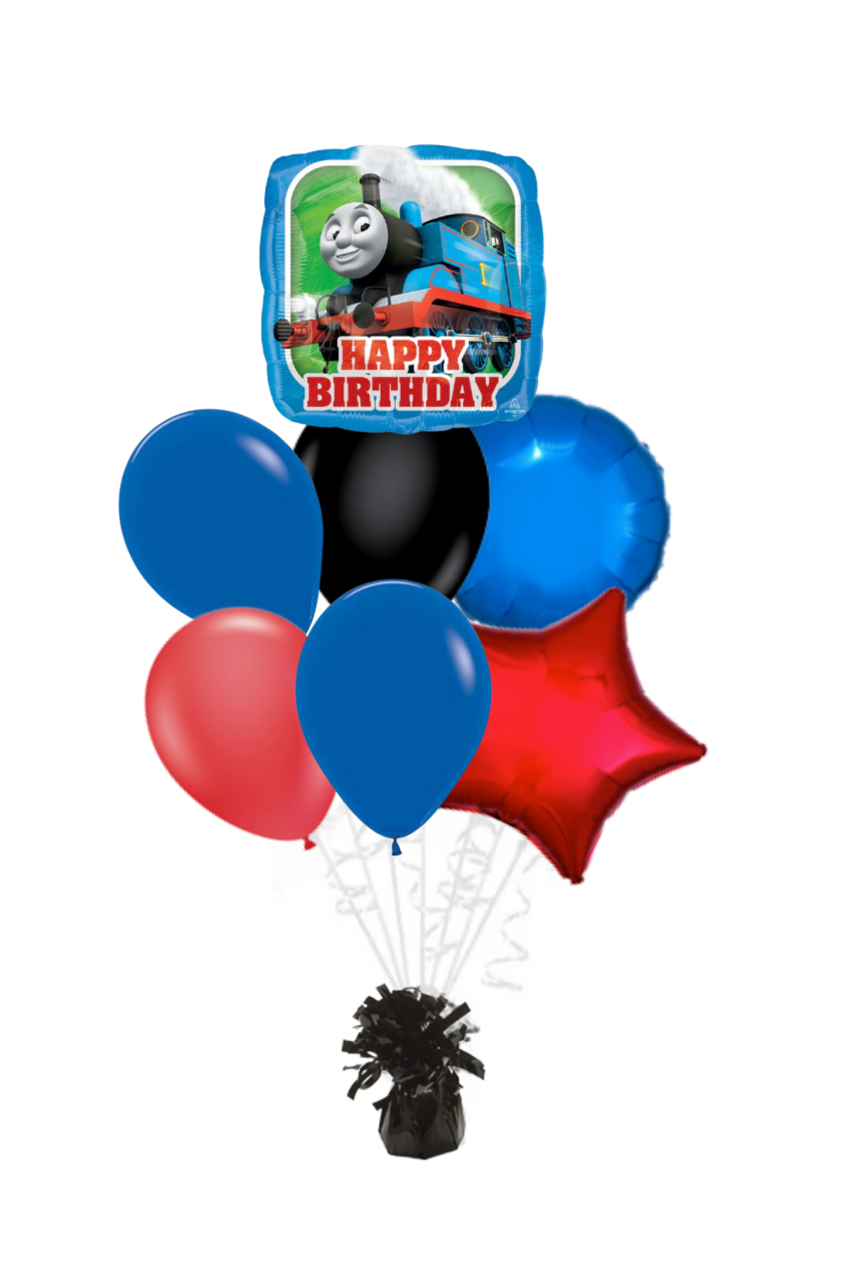 Thomas the Train Happy Birthday Balloon Bouquet