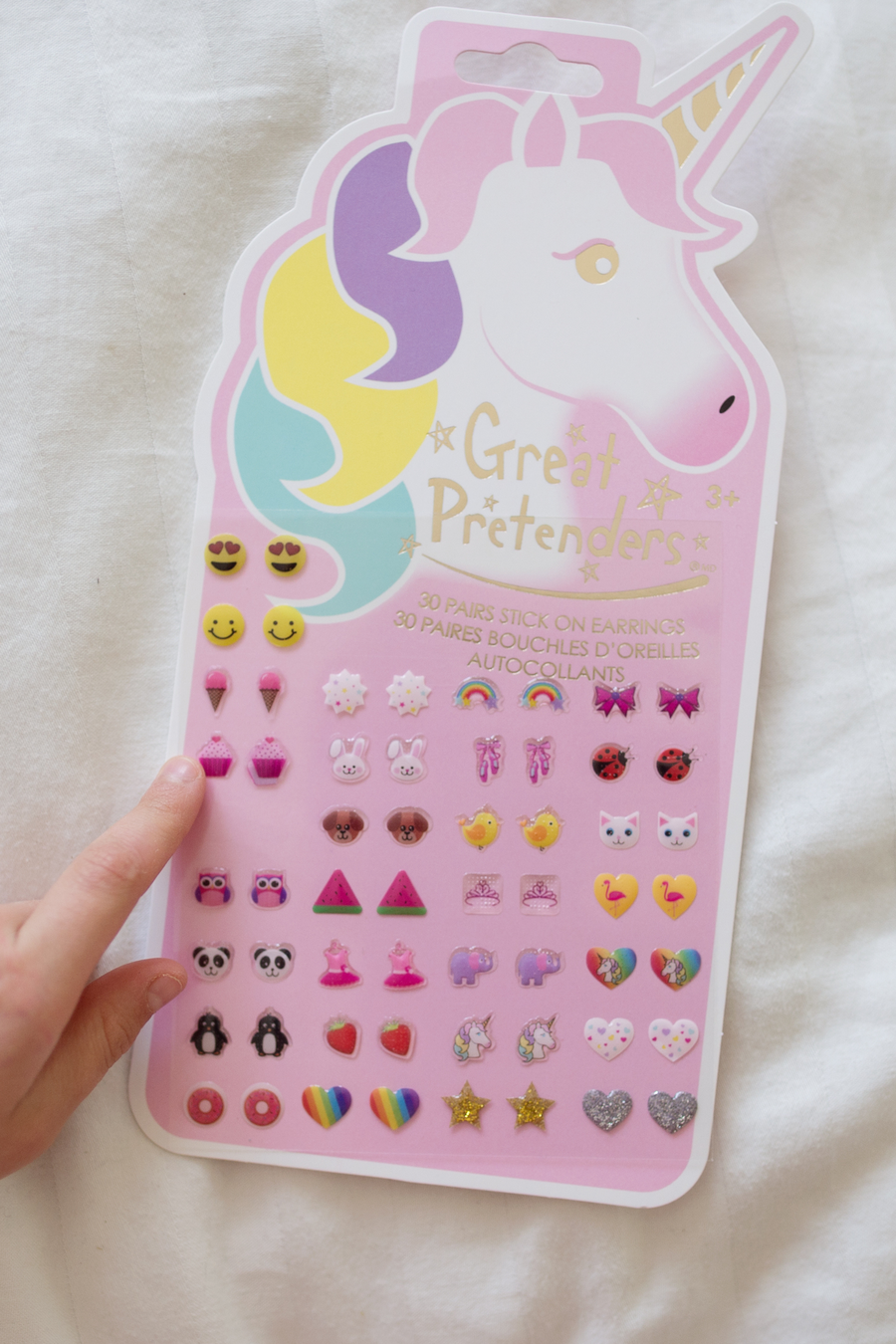 Unicorn Stick-on Earrings