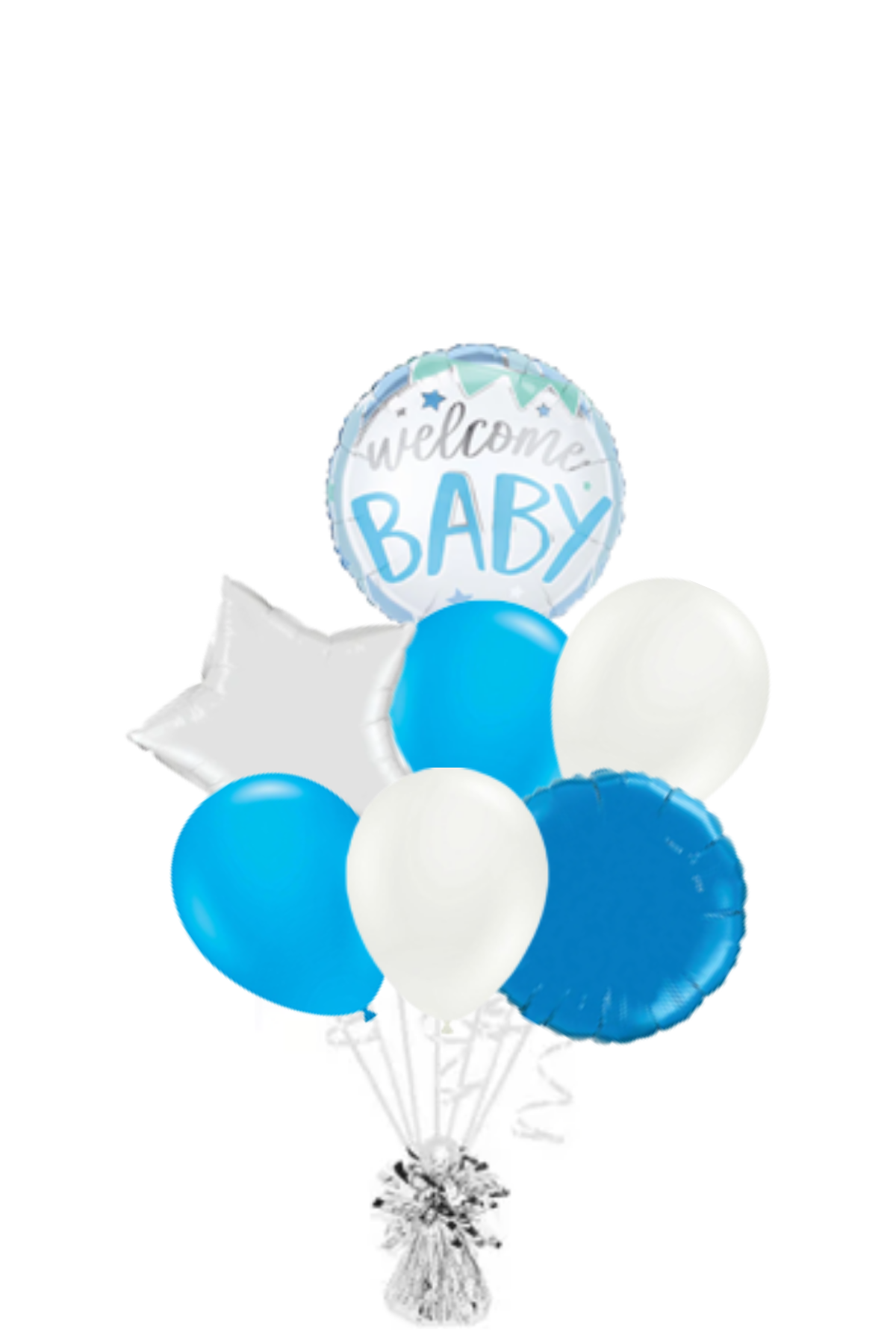 Welcome Baby (Blue) Balloon Bouquet
