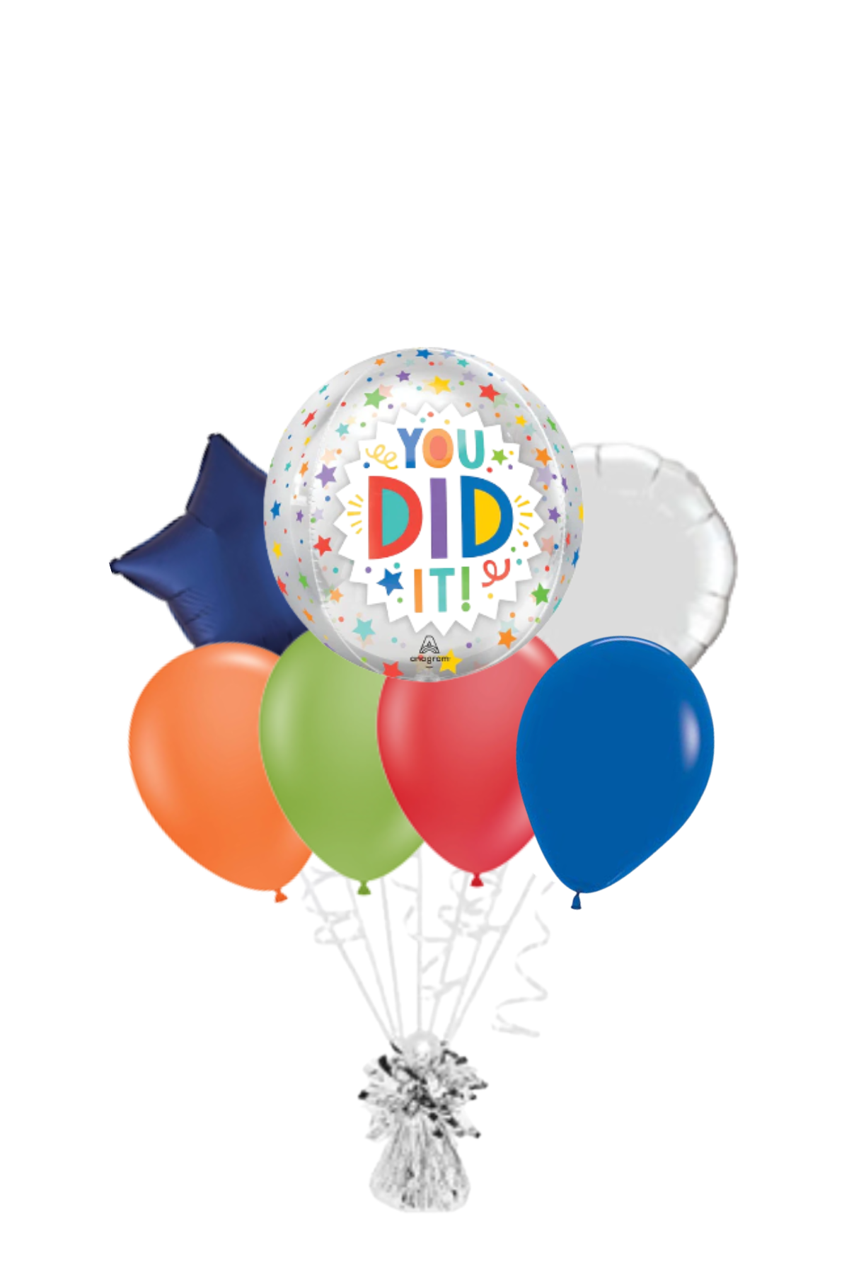 You Did It! Orbz Congratulations Balloon Bouquet