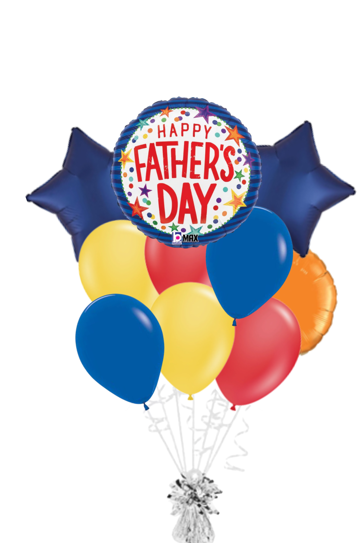 Happy Father's Day Stars Balloon Bouquet