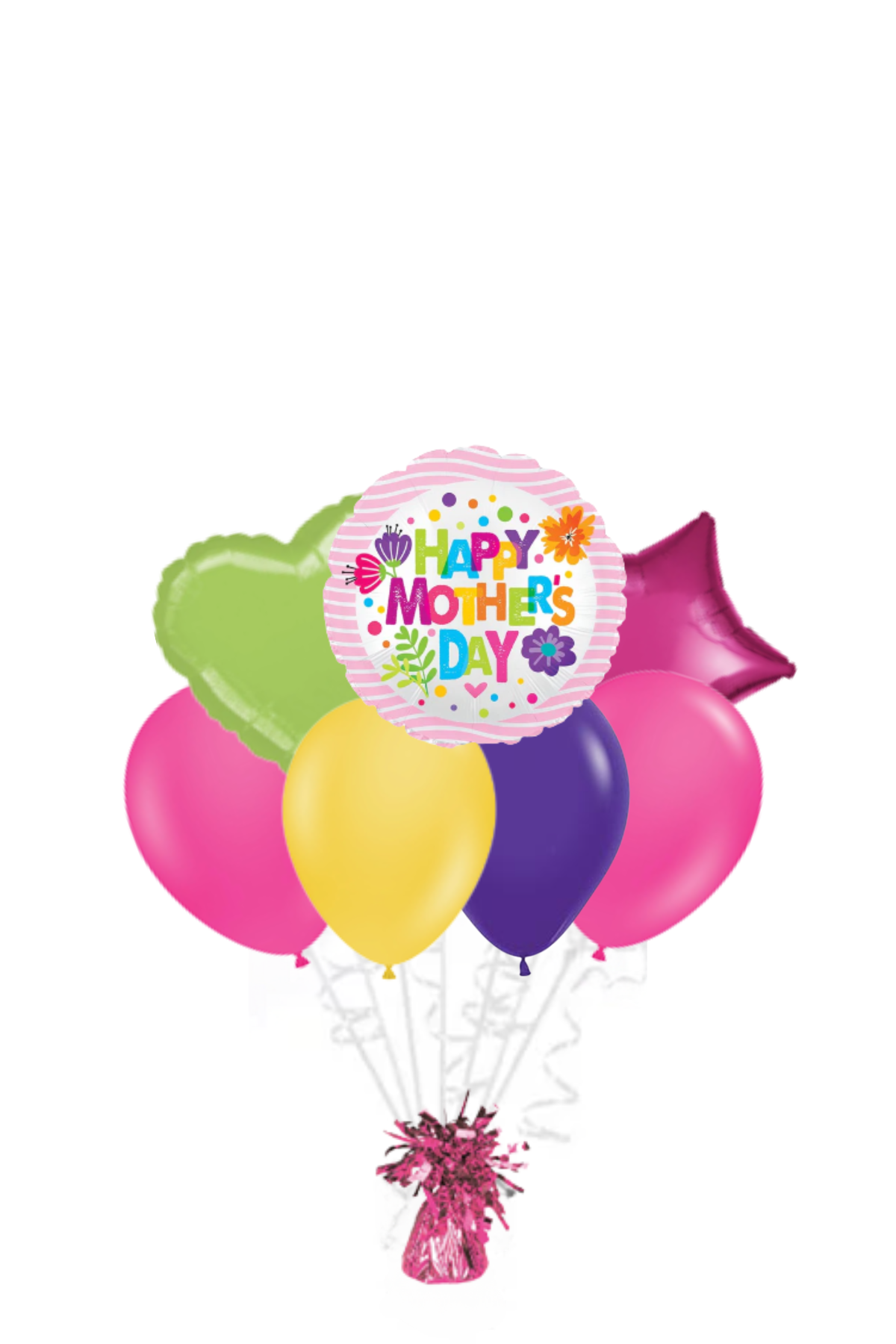 Dancing Letters Happy Mother's Day Balloon Bouquet