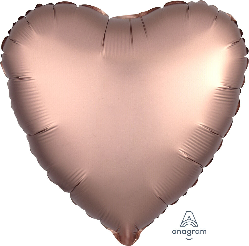 Satin Luxe Rose Copper Standard Foil Balloon