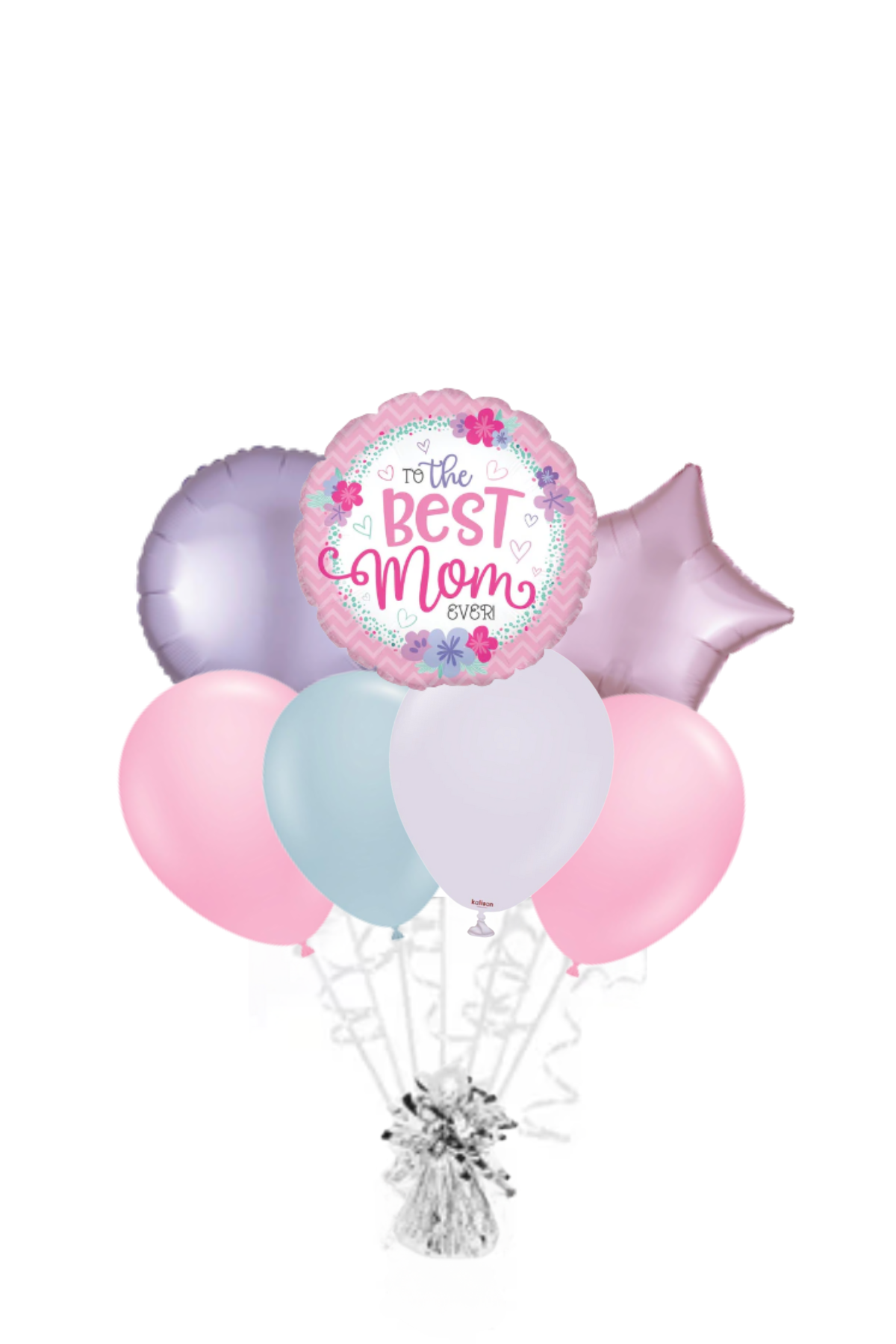 Best Mom Ever Happy Mother's Day Balloon Bouquet