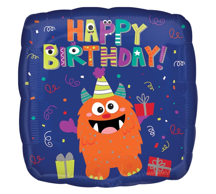 Birthday Monster Balloon