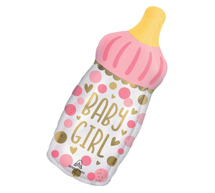 Baby Girl Bottle Balloon