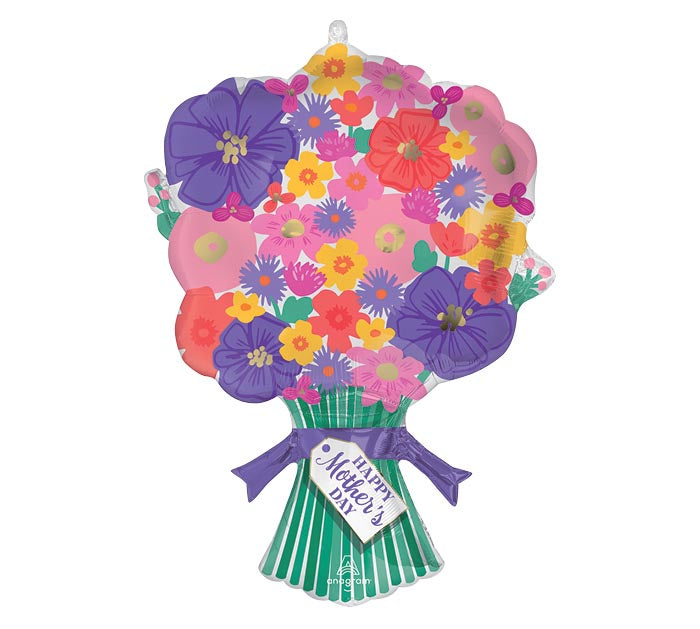 Happy Mother's Day Sweet Floral Bouquet Balloon