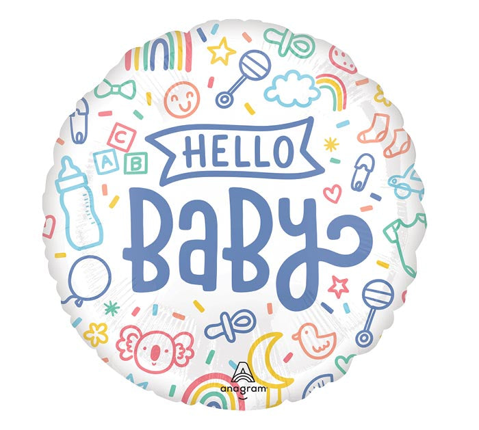 Hello Baby Sweet Baby Shapes Balloon