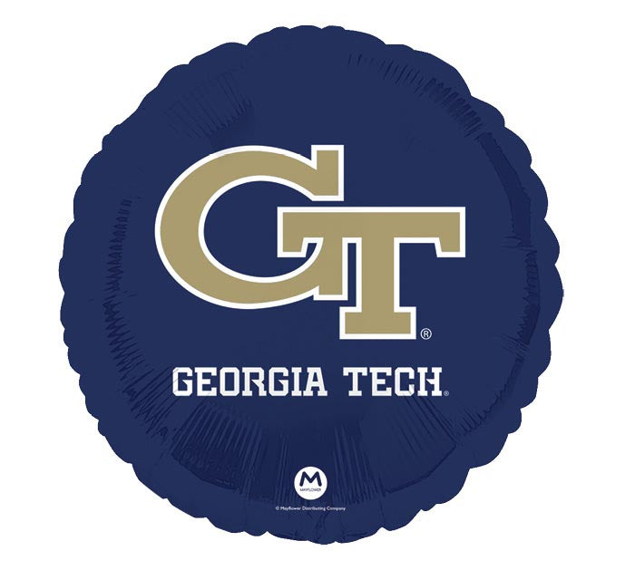 Georgia Tech Round Balloon