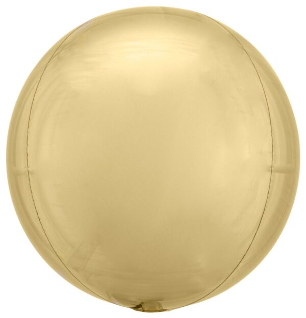 White Gold Orbz Foil Balloon